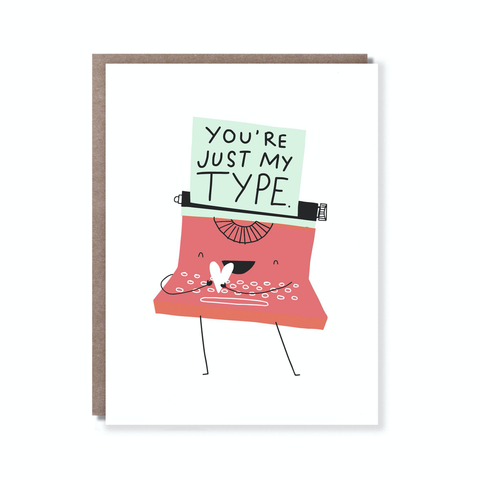 Hello Lucky My Type Card