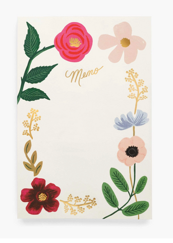 Rifle Paper Co. Wildflowers Memo Notepad