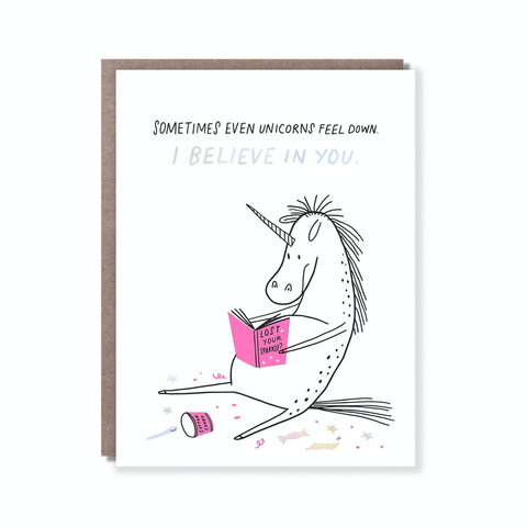 Hello Lucky I Believe In You Card