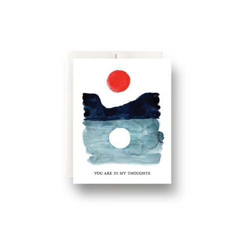 Antiquaria Design Studio Sun and Moon In My Thoughts Card