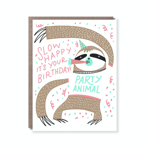 Hello Lucky Slow Birthday Card