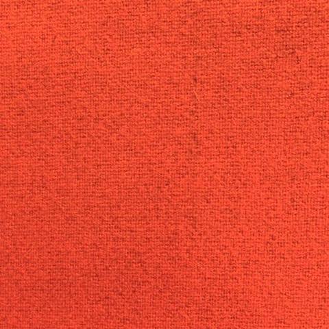 100% Wool Coating Bright Orange (Made in the USA) 55”