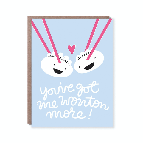 Hello Lucky Wonton You Card